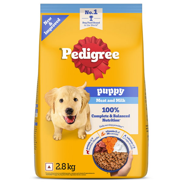 Pedigree Meat & Milk Puppy Dog Dry Food