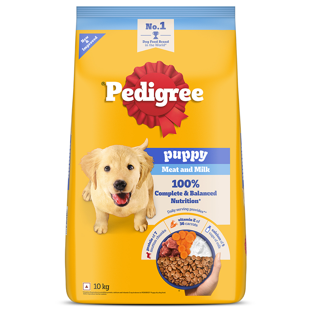 Pedigree Meat & Milk Puppy Dog Dry Food