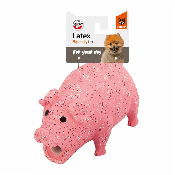 Fofos Pig Shaped Latex Toy for Dogs