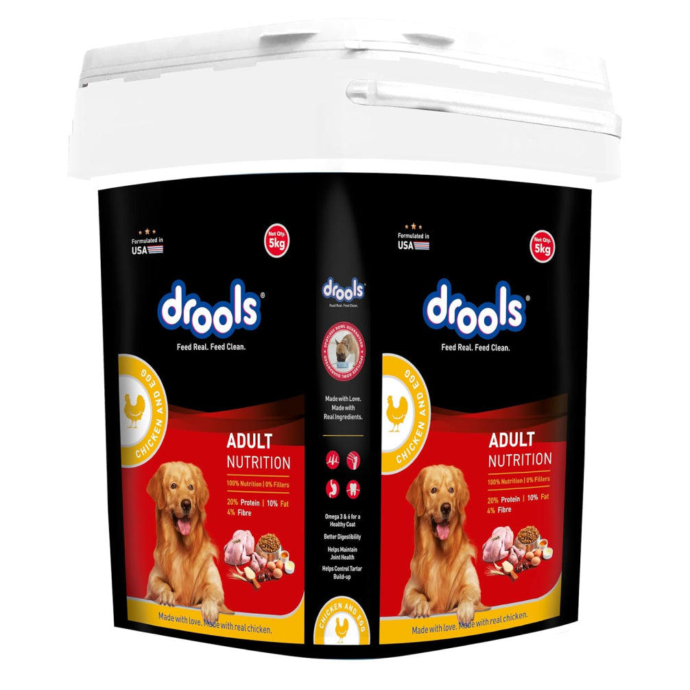 Drools Chicken and Egg Adult Dog Dry Food Dogs- Dry Food Drools