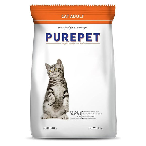 Purepet Mackerel Adult Cat Dry Food