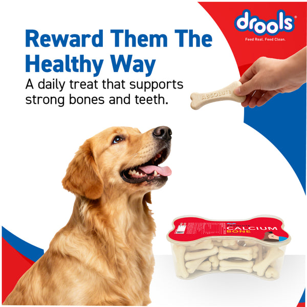 Drools Absolute Calcium Bones Dog treats (Jar)