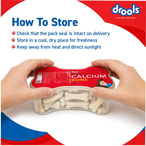 Drools Absolute Calcium Bones Dog treats (Jar)
