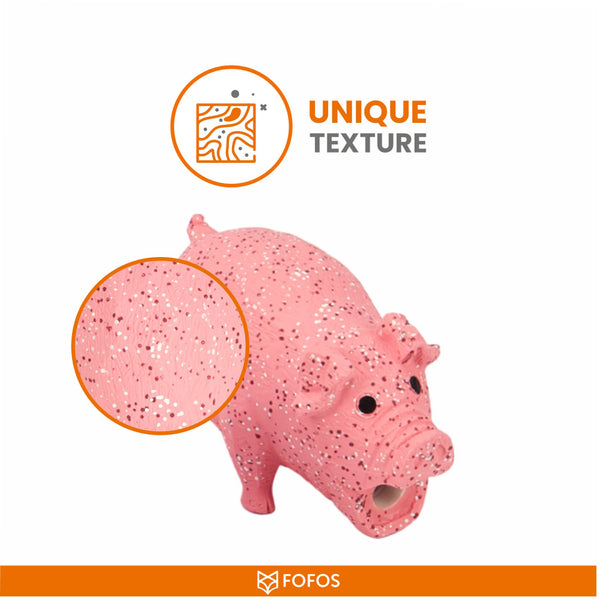 Fofos Pig Shaped Latex Toy for Dogs