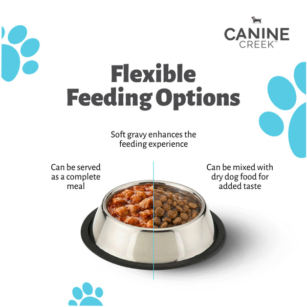 Canine Creek Real Chicken Gravy Adult Dog Wet Food