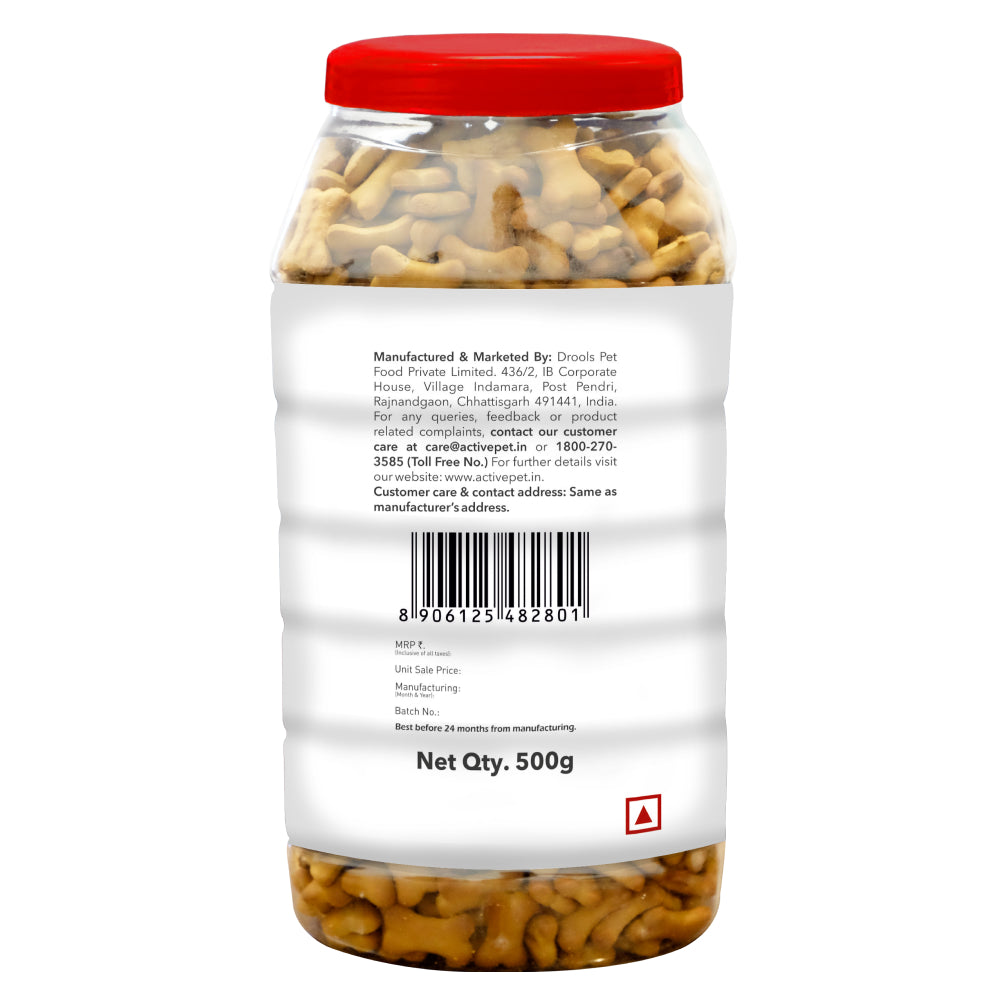 Active Mutton & Vegetable Flavour Biscuit Dog Treats (Buy 1 Get 1) Dog Treats + Others Active