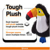 Fofos Bird Non Stuffing Crinkle Tough Toy for Dogs Dogs-Toys FOFOS