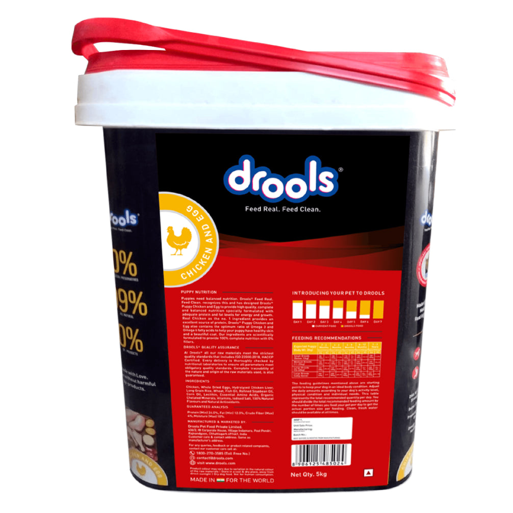 Drools Chicken and Egg Puppy Dog Dry Food Dogs- Dry Food Drools