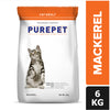 Purepet Mackerel Adult Cat Dry Food Cats- Dry food Purepet 6kg
