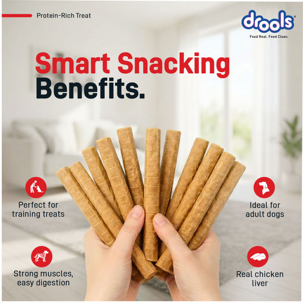 Drools Chicken Liver Sticks Dog treats