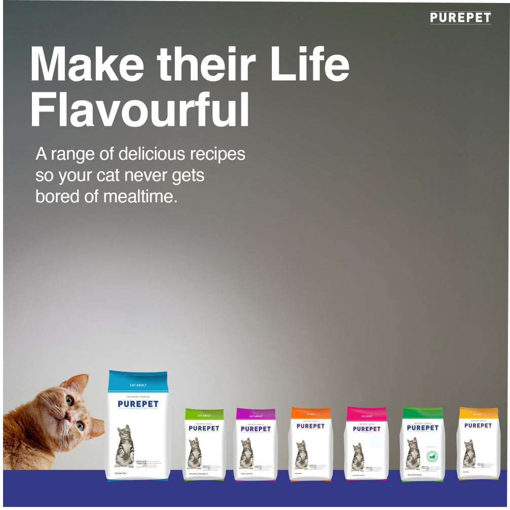 Purepet Ocean Fish Adult Cat Dry Food Cats- Dry food Purepet
