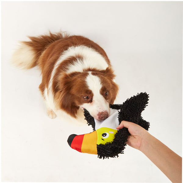Fofos Bird Non Stuffing Crinkle Tough Toy for Dogs