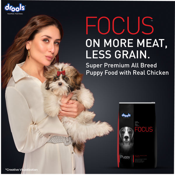 Drools Focus Super Premium Puppy Dog Dry Food | Corn & Wheat Free Formula