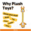 Fofos Giraffe Long Neck Crinkle Plush Toy for Dogs Dogs-Toys FOFOS