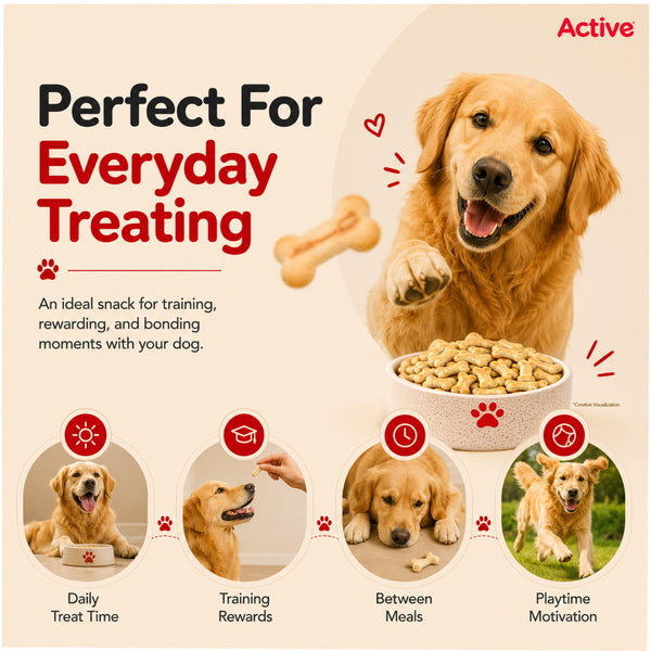 Active Chicken and Vegetables Biscuit Dog Treats (Buy 1 Get 1)