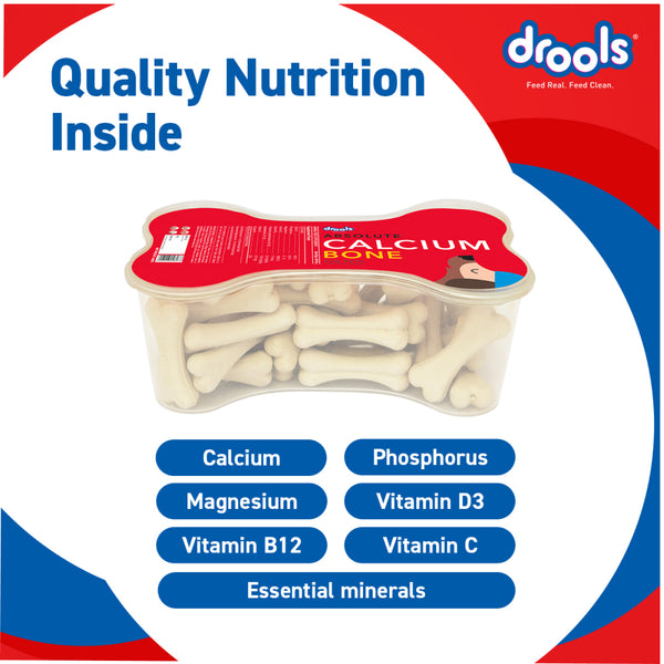 Drools Absolute Calcium Bones Dog treats (Jar)