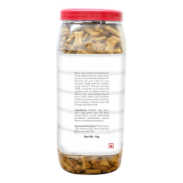 Active Chicken and Vegetables Biscuit Dog Treats (Buy 1 Get 1)