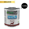 Farmina Vet Life Diet Hepatic Formula Dog Wet Food Dogs-Wet Food Farmina Vet Life 12x300g