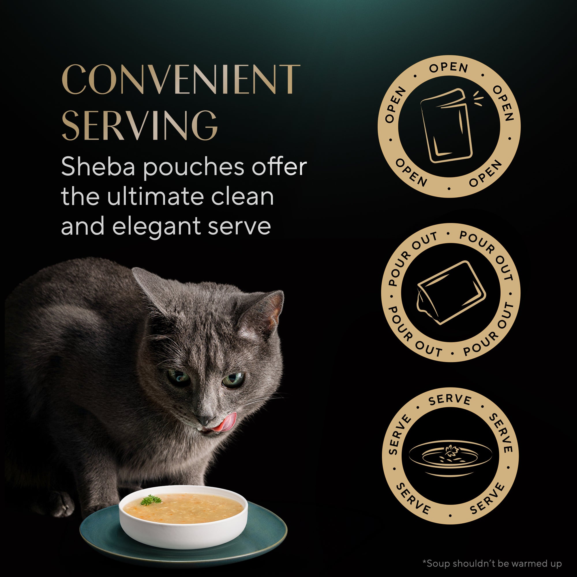 Sheba Soup with Chicken Adult Cat Wet Food Cats-Wet Food Sheba