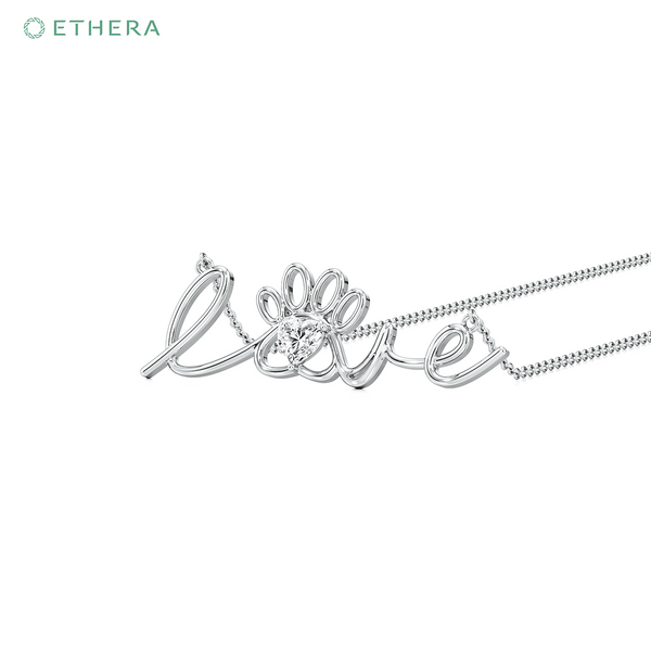 Ethera Bark & Bling Neckwear for Women (White Gold)