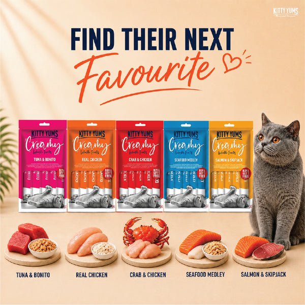 Kitty Yums Real Chicken Creamy Cat Treats