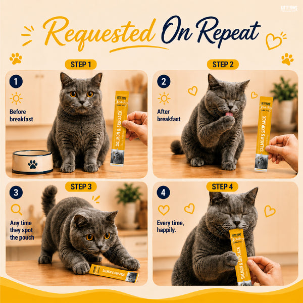 Kitty Yums Salmon & Skipjack Creamy Cat Treats