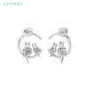 Ethera Purrfect Muse Earring for Women (White Gold)
