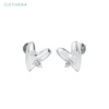 Ethera Wagging Hearts Earring for Women (White Gold)