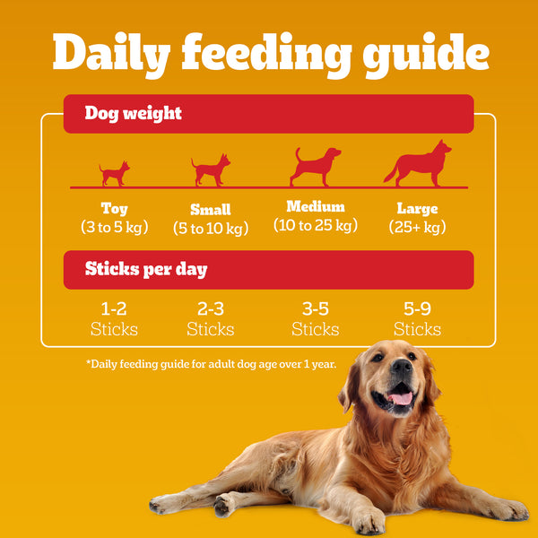 Pedigree Schmackos Stix Grilled Liver Flavour Adult Dog Treat