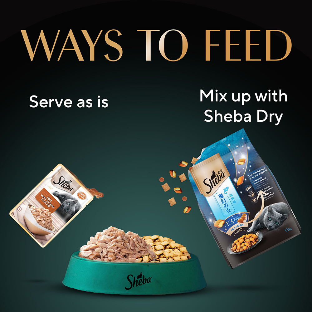 Sheba Fish with Sasami Premium Cat Wet Food Cats-Wet Food Sheba