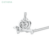 Ethera Wag and Wiggle Pendant Neckwear for Women (White Gold)