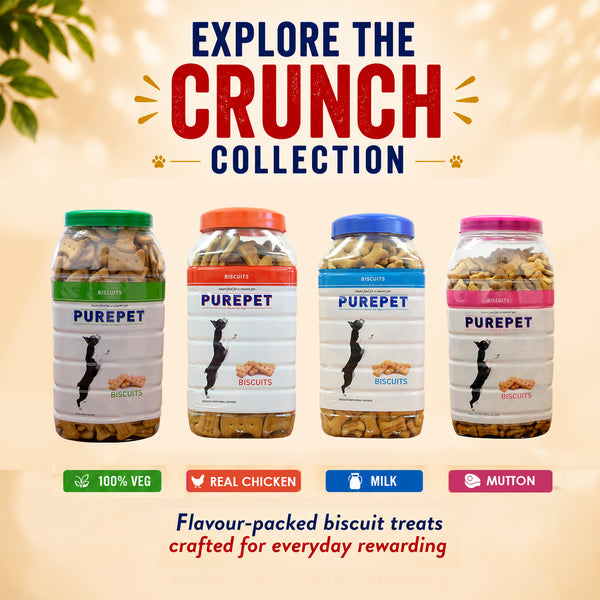 Purepet Chicken Flavour Real Chicken Biscuit Dog Treats