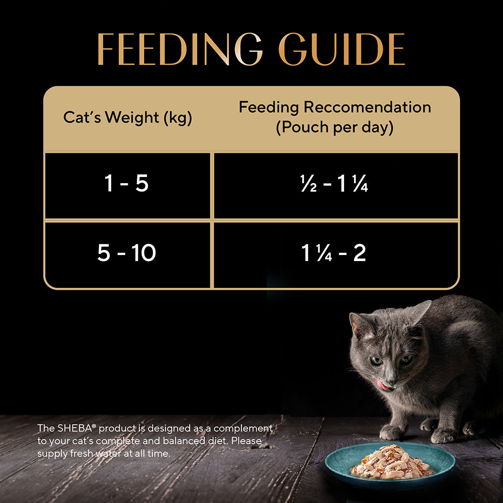 Sheba Fish with Dry Bonito Flake Premium Cat Wet Food Cats-Wet Food Sheba