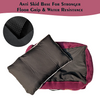Petter World Ultra Luxury Micro Lounger Bed With Removable Sherpa for Dogs (Mulled Wine) Dogs-Bedding, Mats & Travel Supplies Petter World Dropship