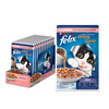 Purina Felix Gravy Lover Salmon Chunks Adult Complete and Balanced Cat Wet Food Cats-Wet Food Felix