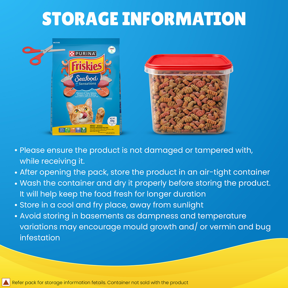 Purnia Friskies Seafood Cat Dry Food Cats- Dry food Friskies
