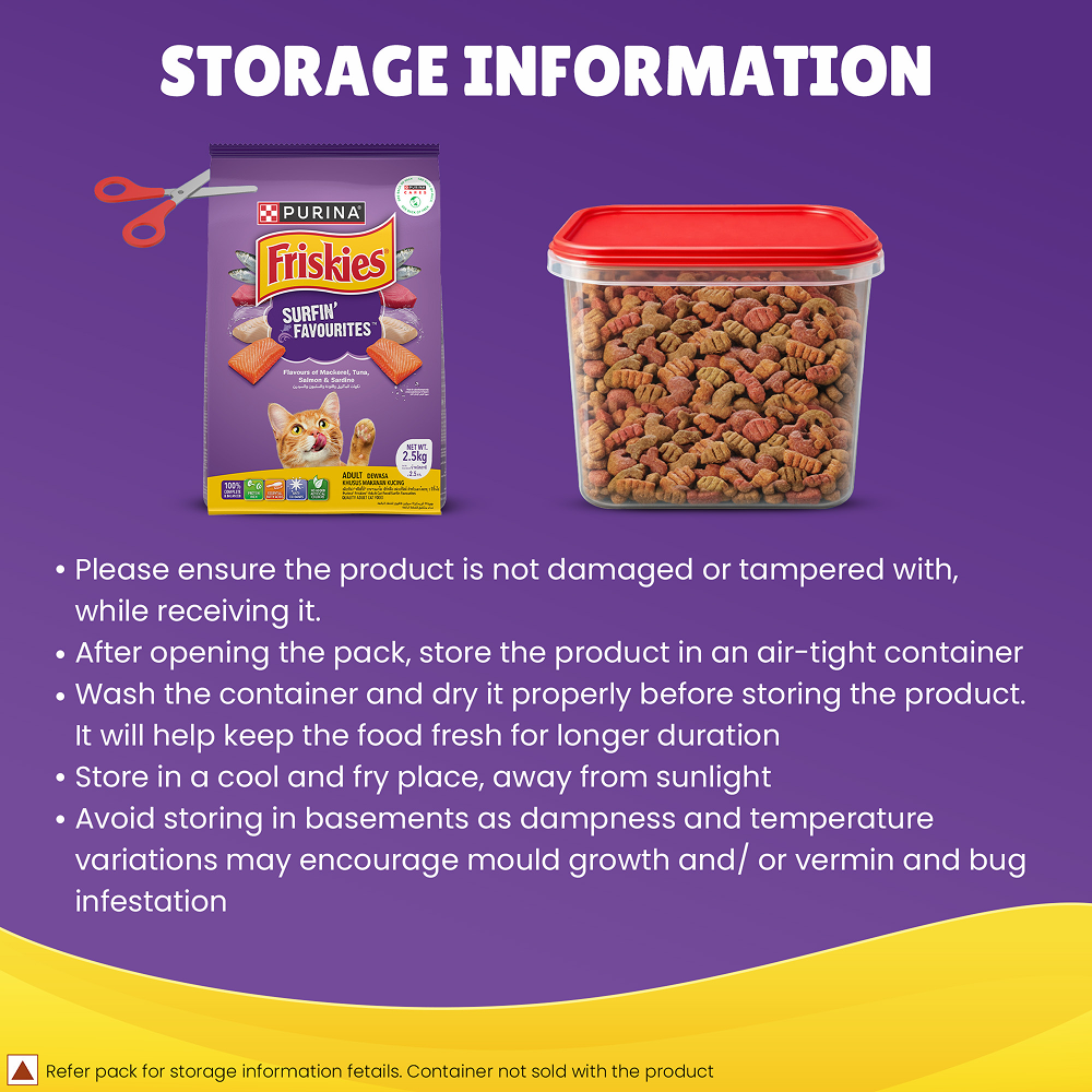 Purnia Friskies Surfin Favourites Adult Cat Dry Food Cats- Dry food Friskies