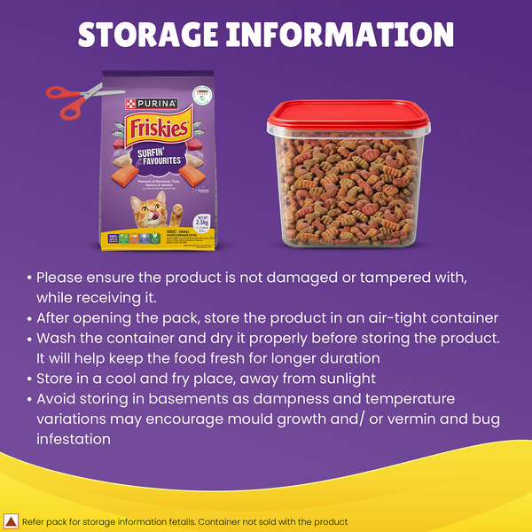 Purnia Friskies Surfin Favourites Adult Cat Dry Food