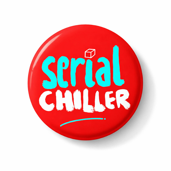 Doodlebawa 2 in 1 Serial Chiller Pin Badge and Fridge Magnet