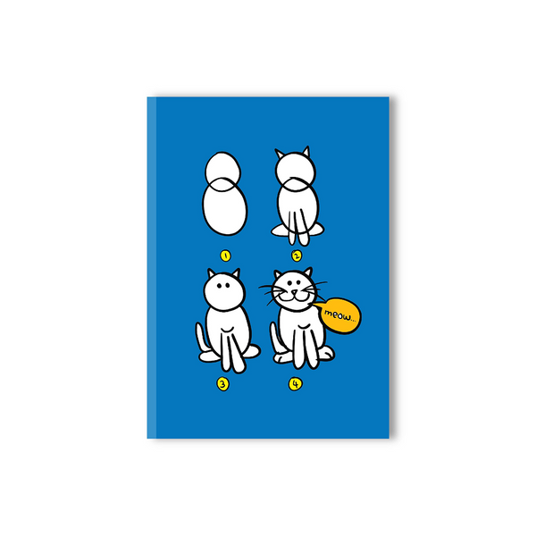 Doodlebawa How To Cat? A5 Notebook