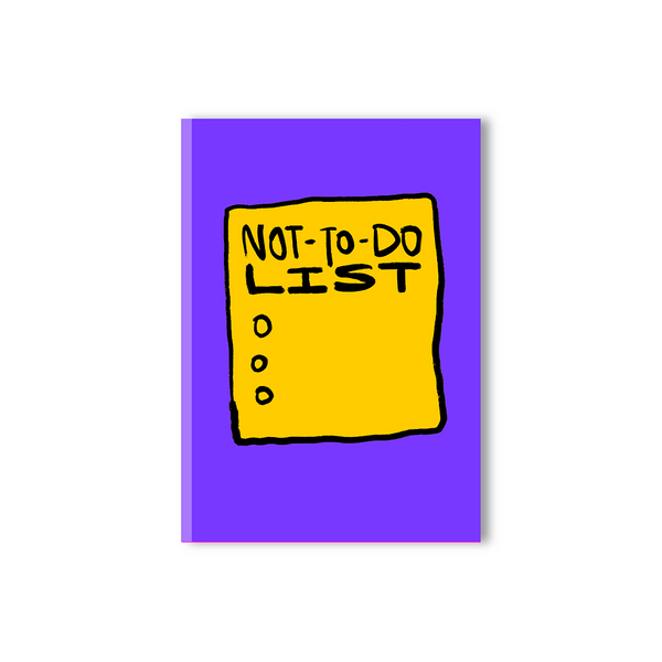 Doodlebawa Not To Do List A5 Notebook