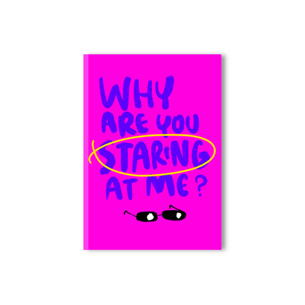 Doodlebawa Why are you staring at me? A5 Notebook