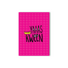 Doodlebawa Yaas Kween Pocket Notebook A6 Notebook Pet Parent-Gifting & Merch EverythingBoho Dropship Ruled
