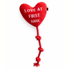 Pawgypets Love at First Bark Doggo Plush with Rope Toy for Dogs (Red) Dogs-Toys Pawgypets Dropship 7.2in