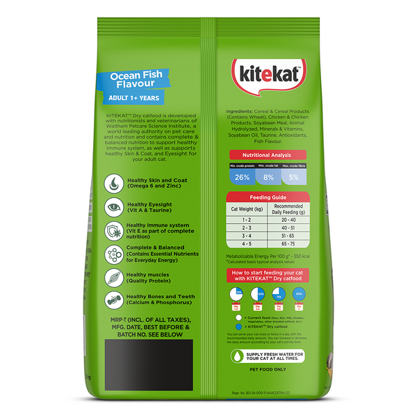 Kitekat Ocean Fish Adult Cat Dry Food