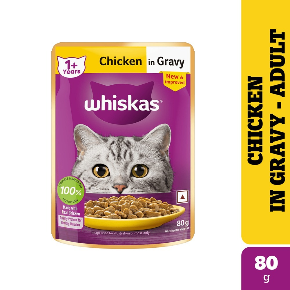 Whiskas Chicken in Gravy Adult Cat Wet Food