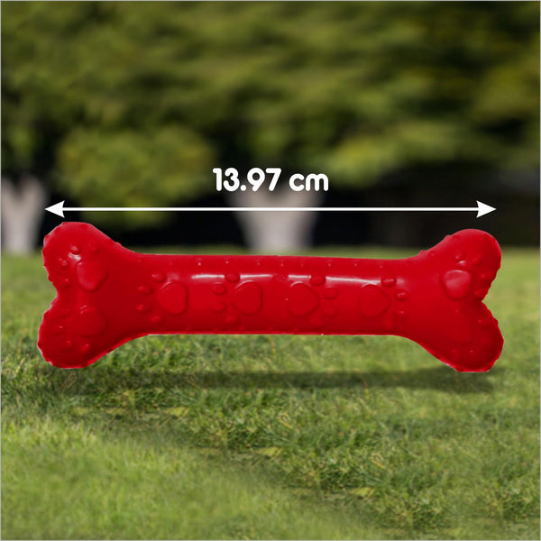 Drools Non Toxic Rubber Chew Bone Teething Toy for Puppies and Dogs | For Aggressive Chewers