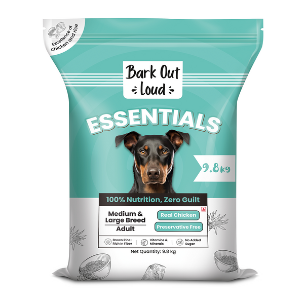 Bark Out Loud Essentials Real Chicken Medium and Large Breed Adult