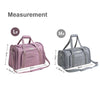 Truelove 3 Side Expandable Duffle Carrier for Dogs & Cats (Heather Gray) Both-Bedding, Mats & Travel Supplies Truelove