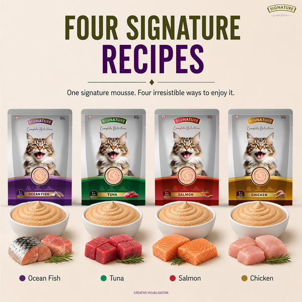 Signature Grain Zero Ocean Fish Mousse Adult Cat Wet Food